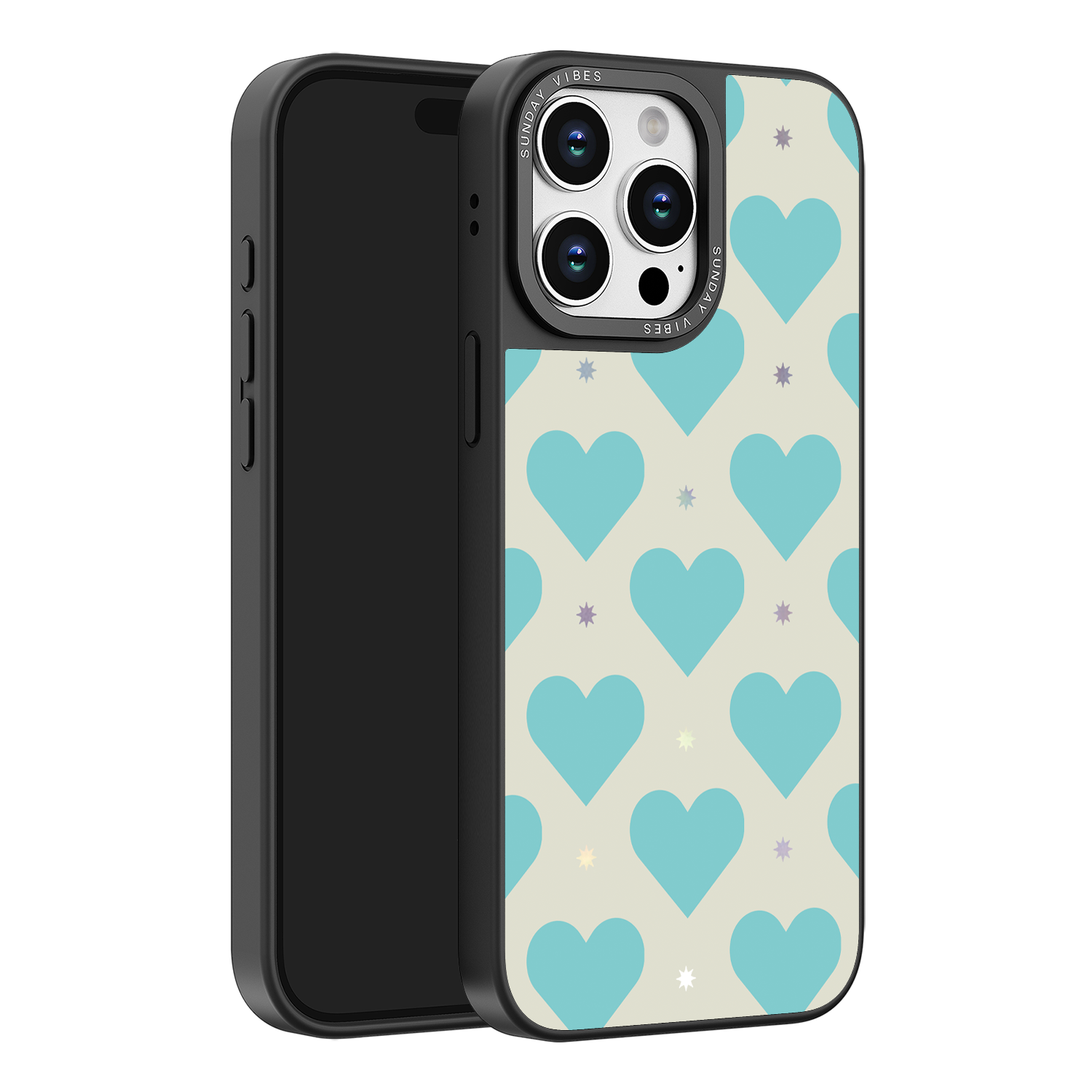 Heart Grid iPhone Case