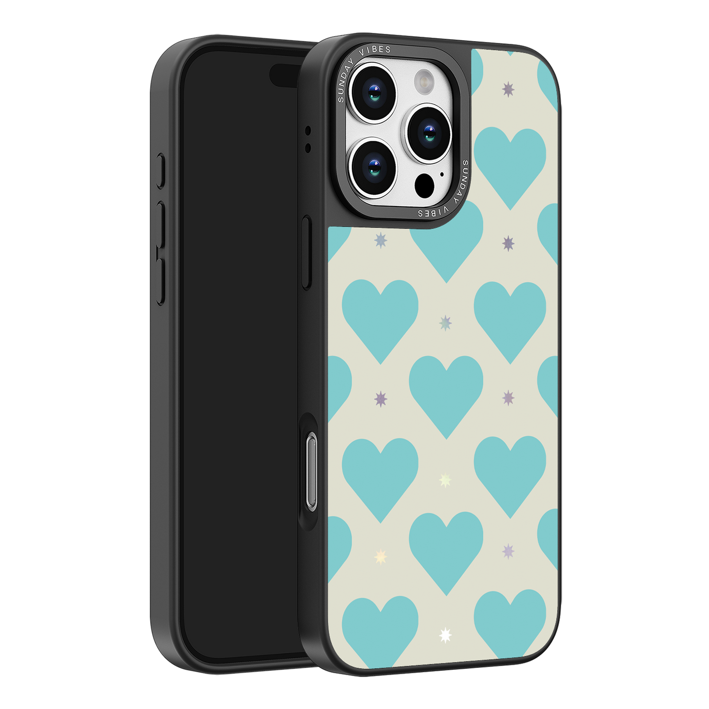 Heart Grid iPhone Case