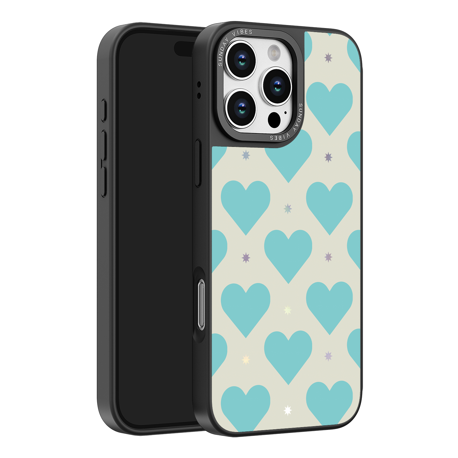 Heart Grid iPhone Case