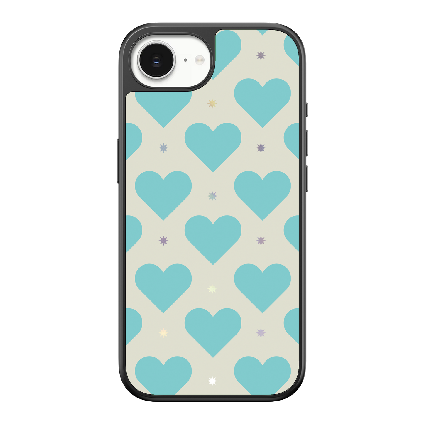 Heart Grid iPhone Case