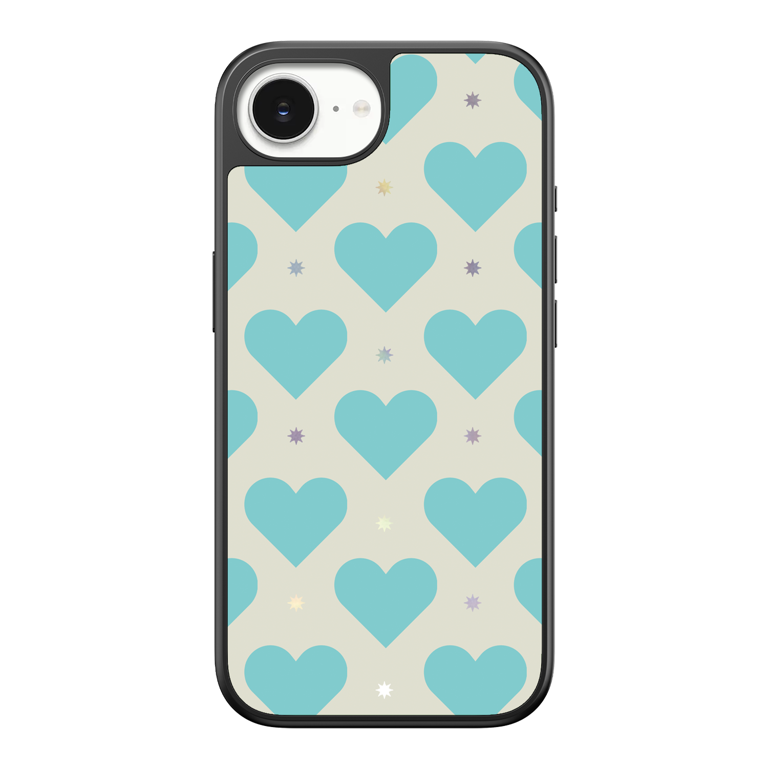 Heart Grid iPhone Case
