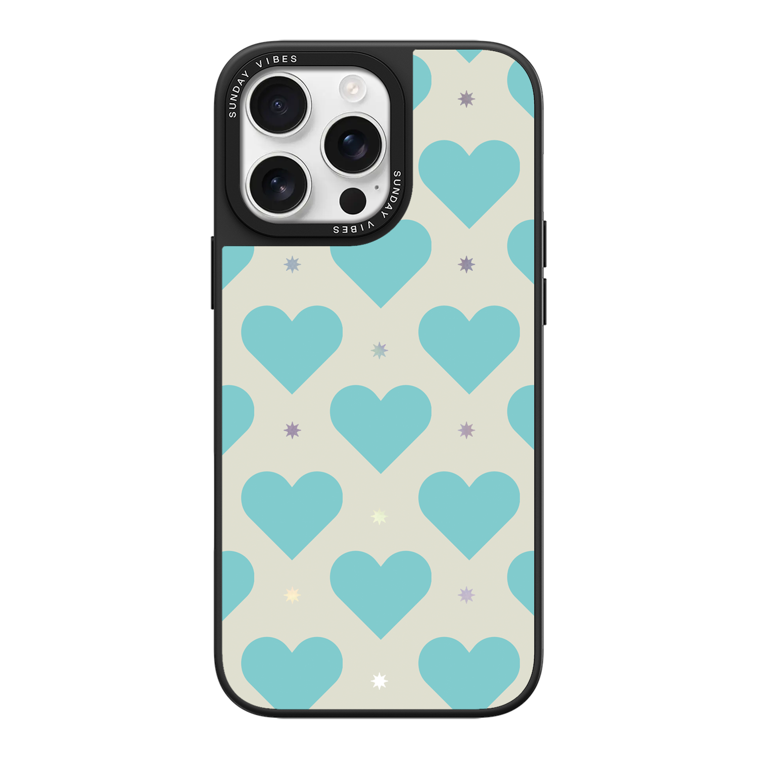 Heart Grid iPhone Case