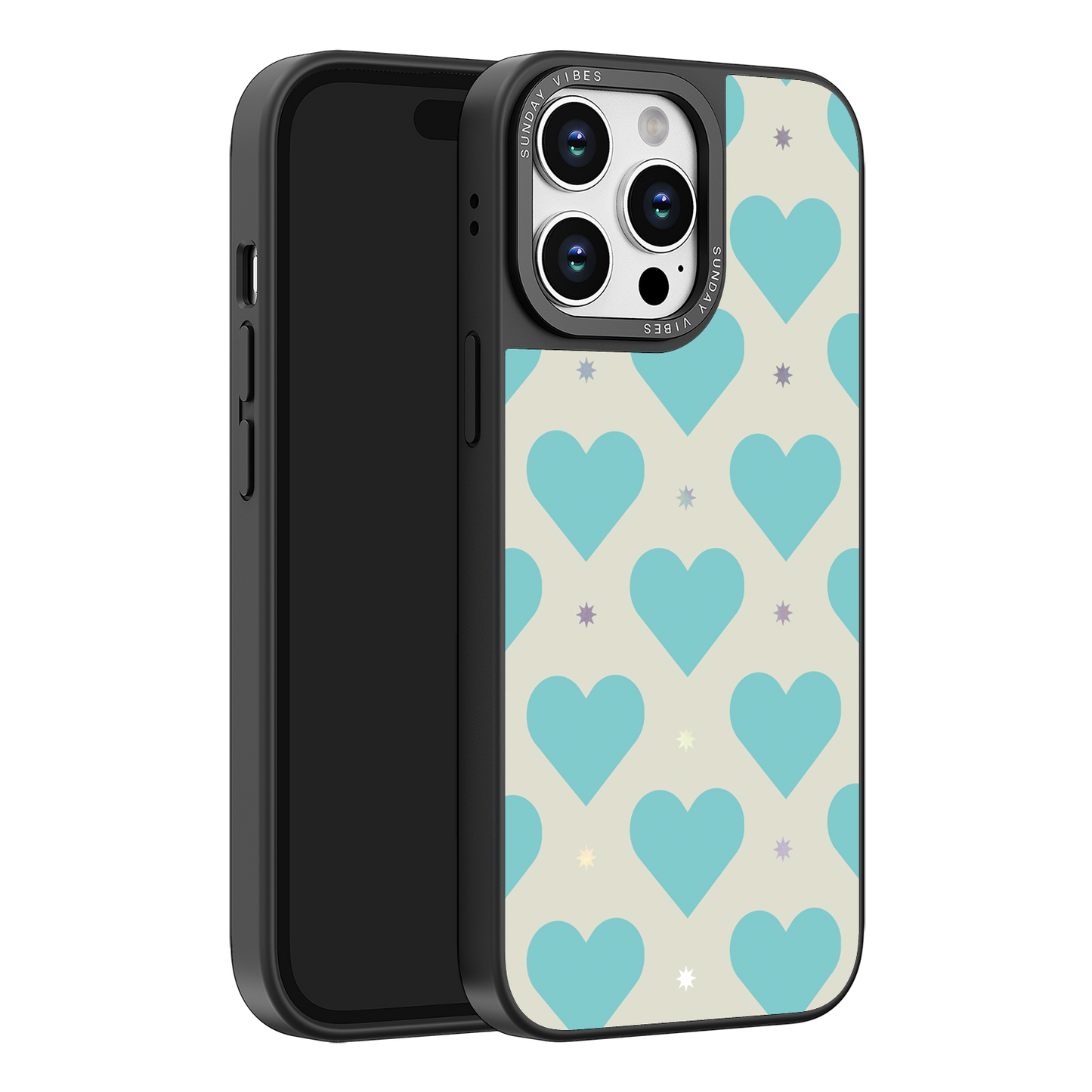 Heart Grid iPhone Case