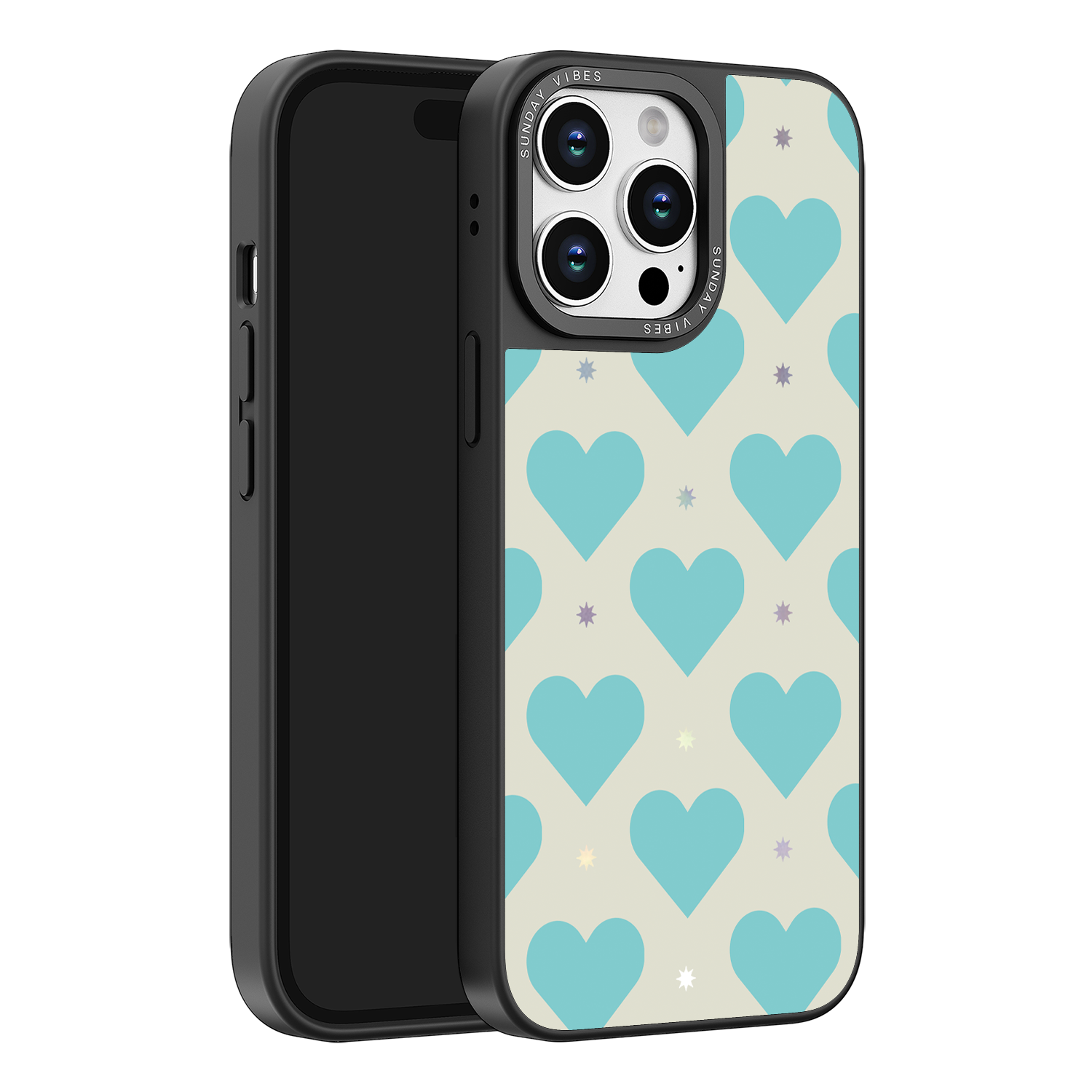Heart Grid iPhone Case