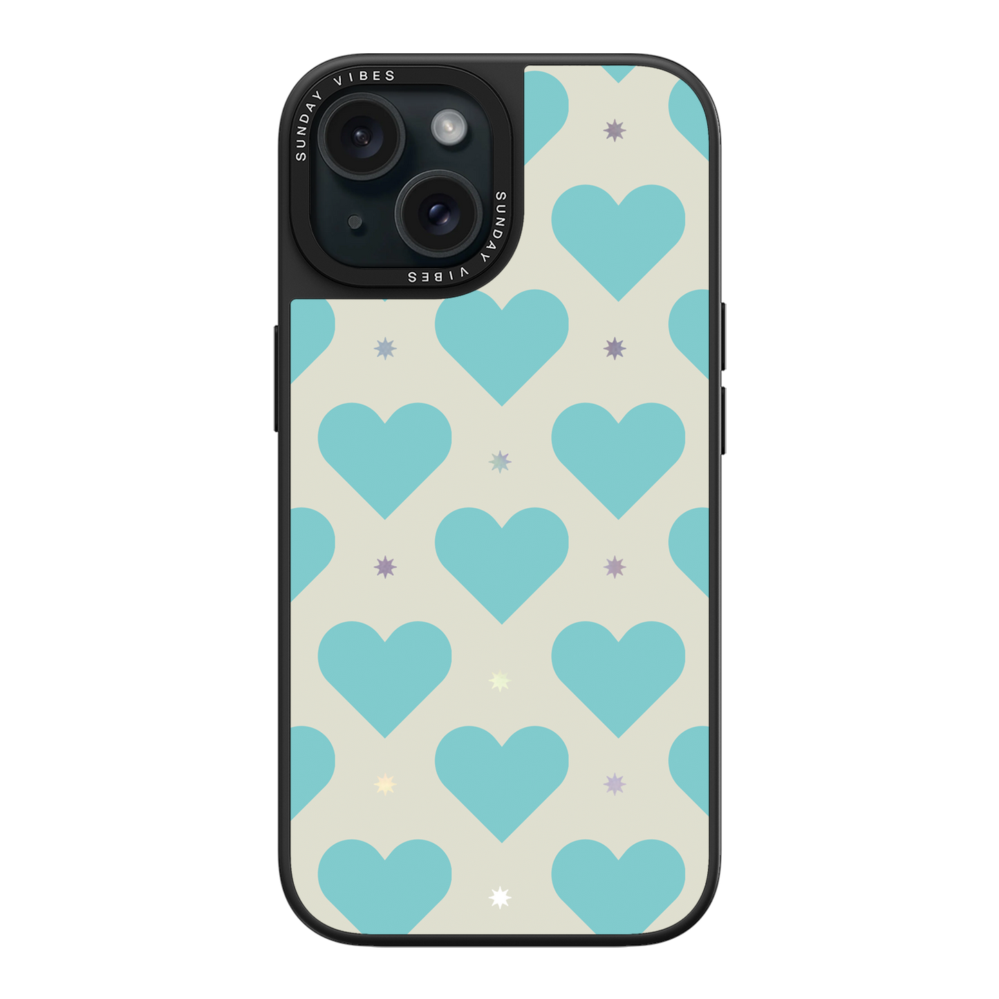 Heart Grid iPhone Case
