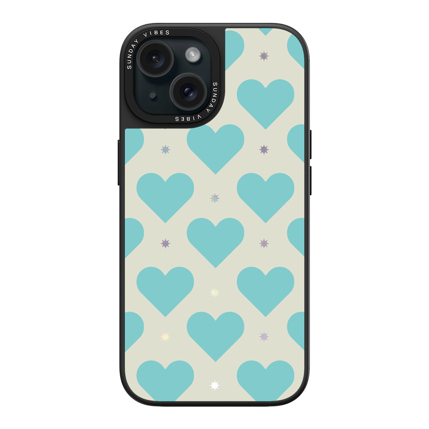 Heart Grid iPhone Case