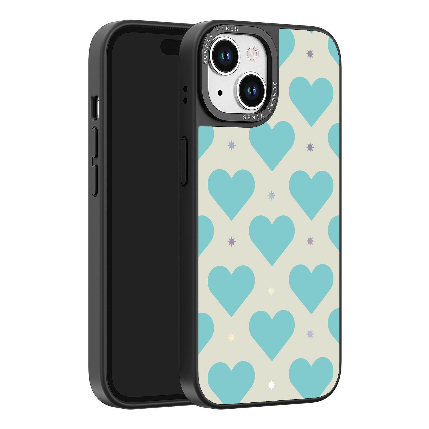 Heart Grid iPhone Case