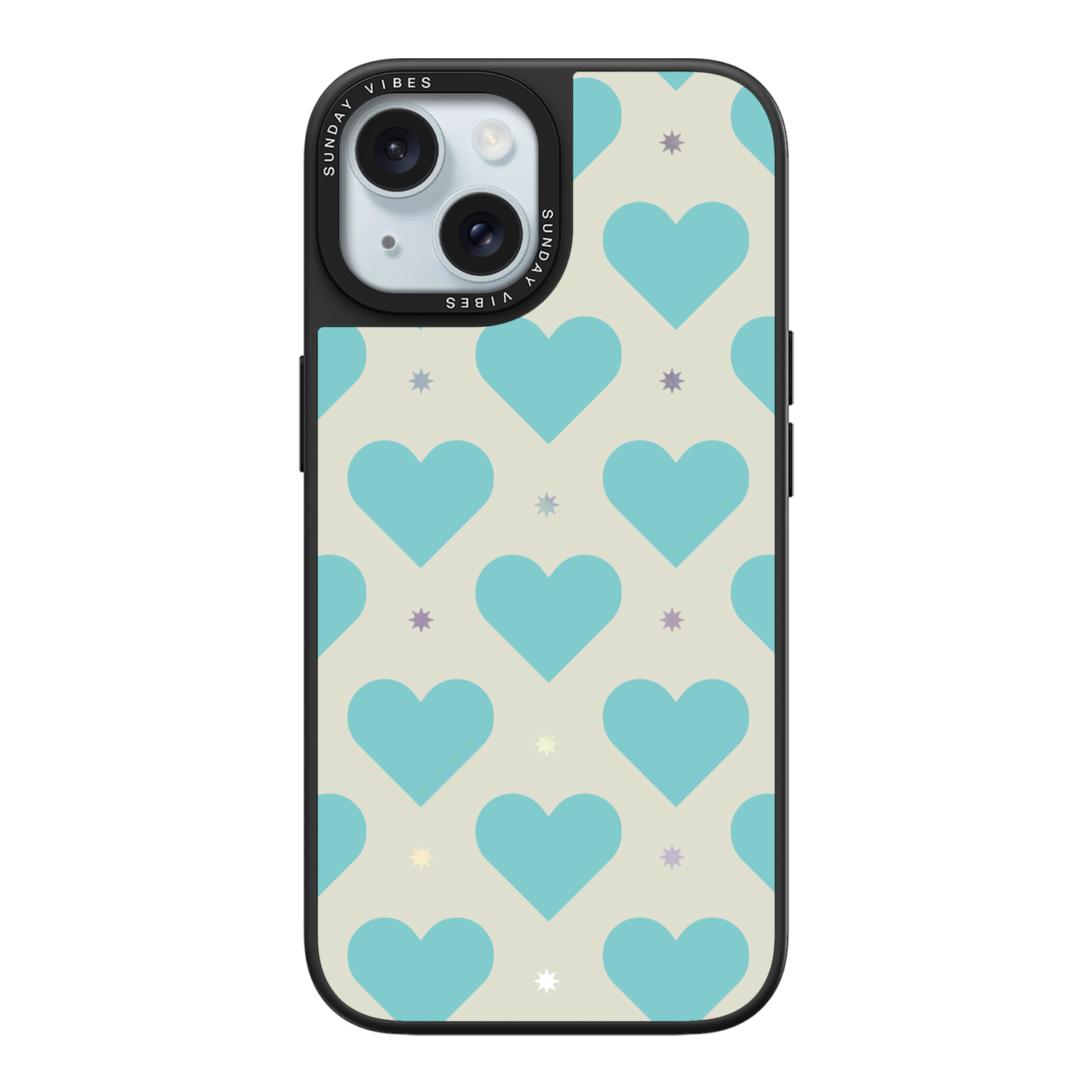 Heart Grid iPhone Case