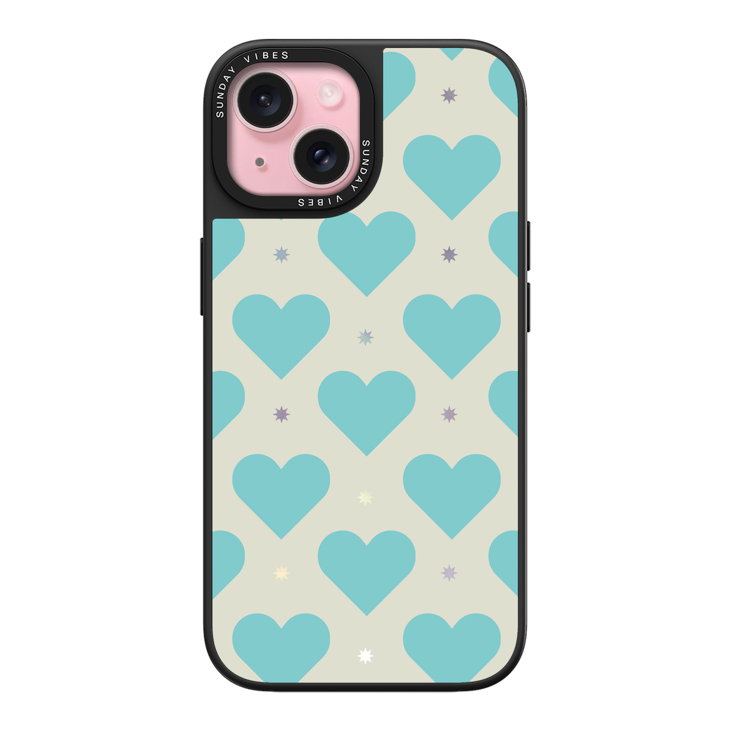 Heart Grid iPhone Case