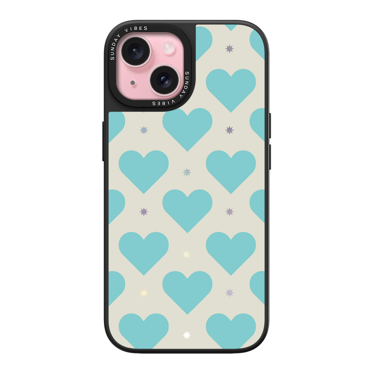 Heart Grid iPhone Case