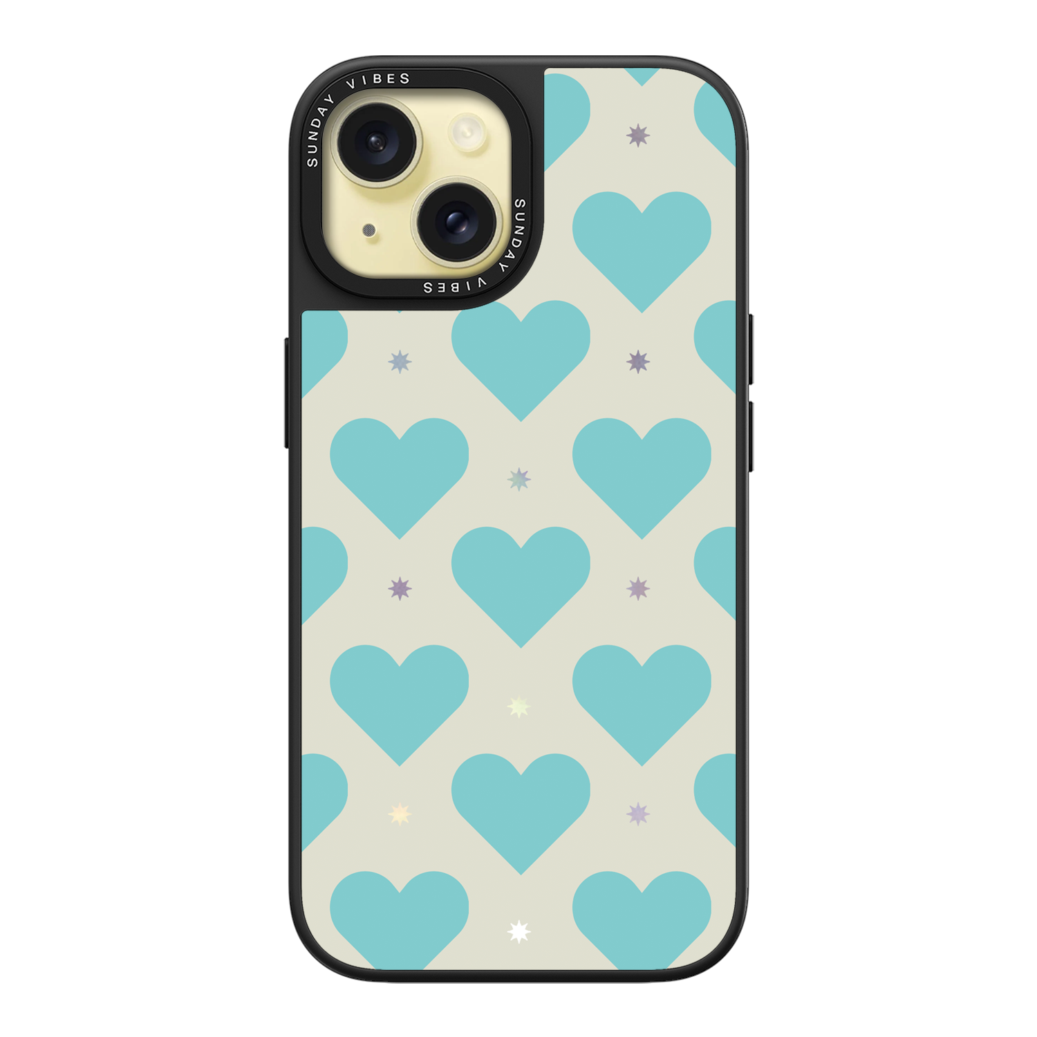 Heart Grid iPhone Case