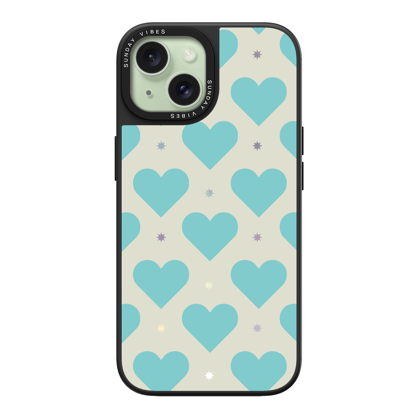 Heart Grid iPhone Case