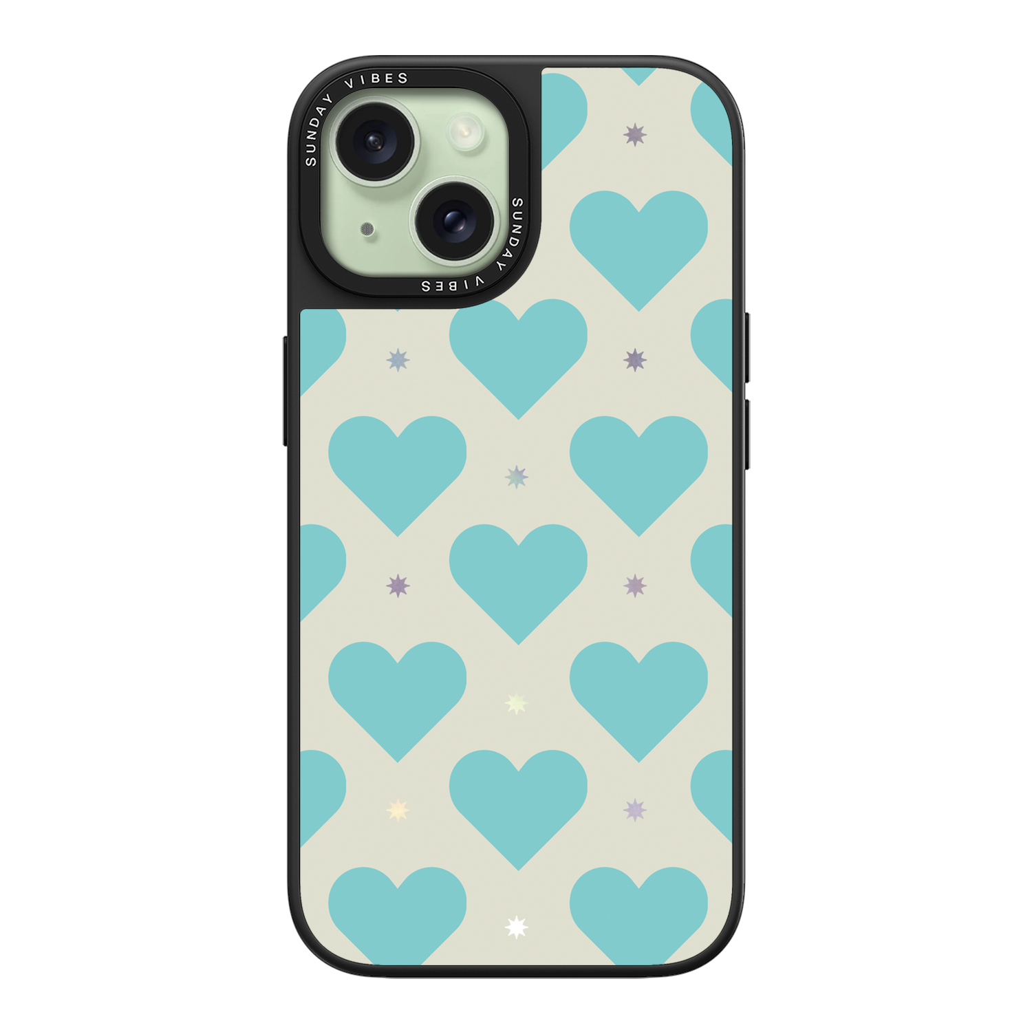 Heart Grid iPhone Case