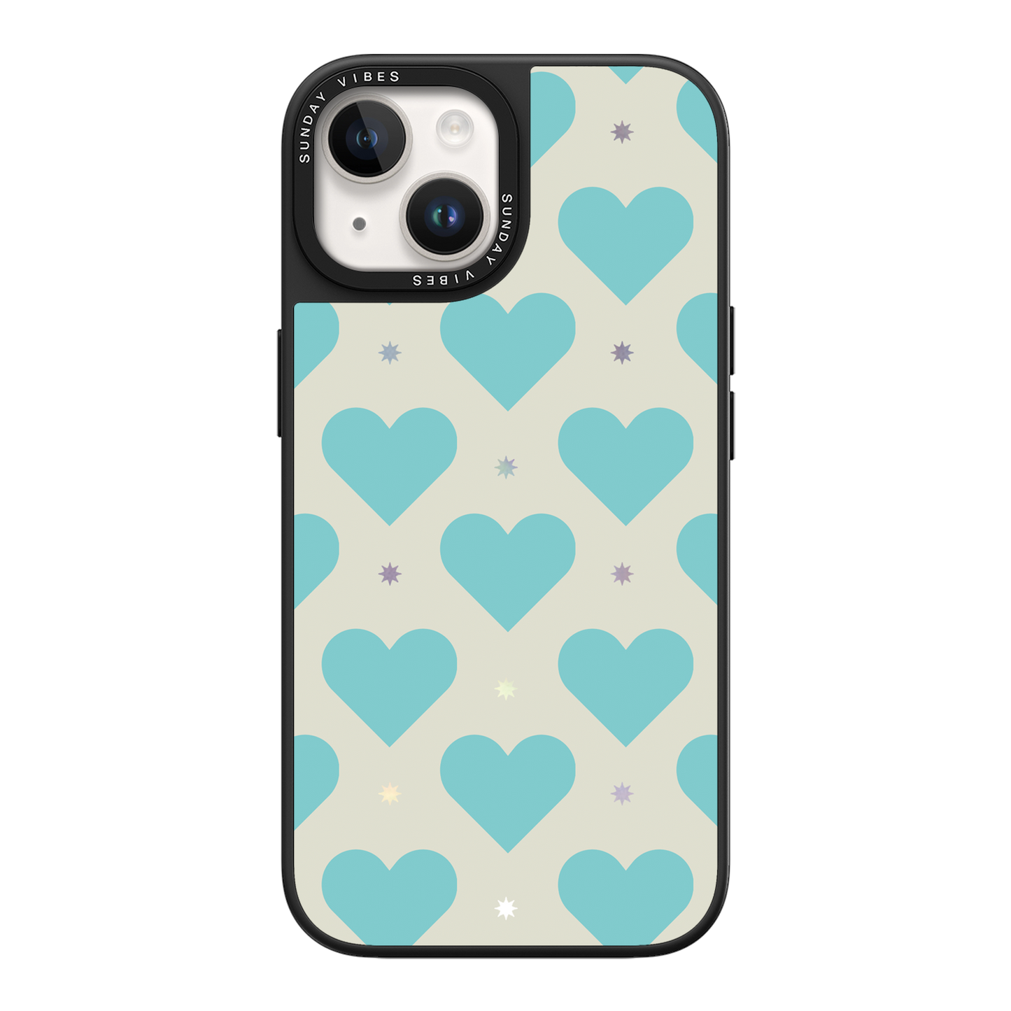 Heart Grid iPhone Case