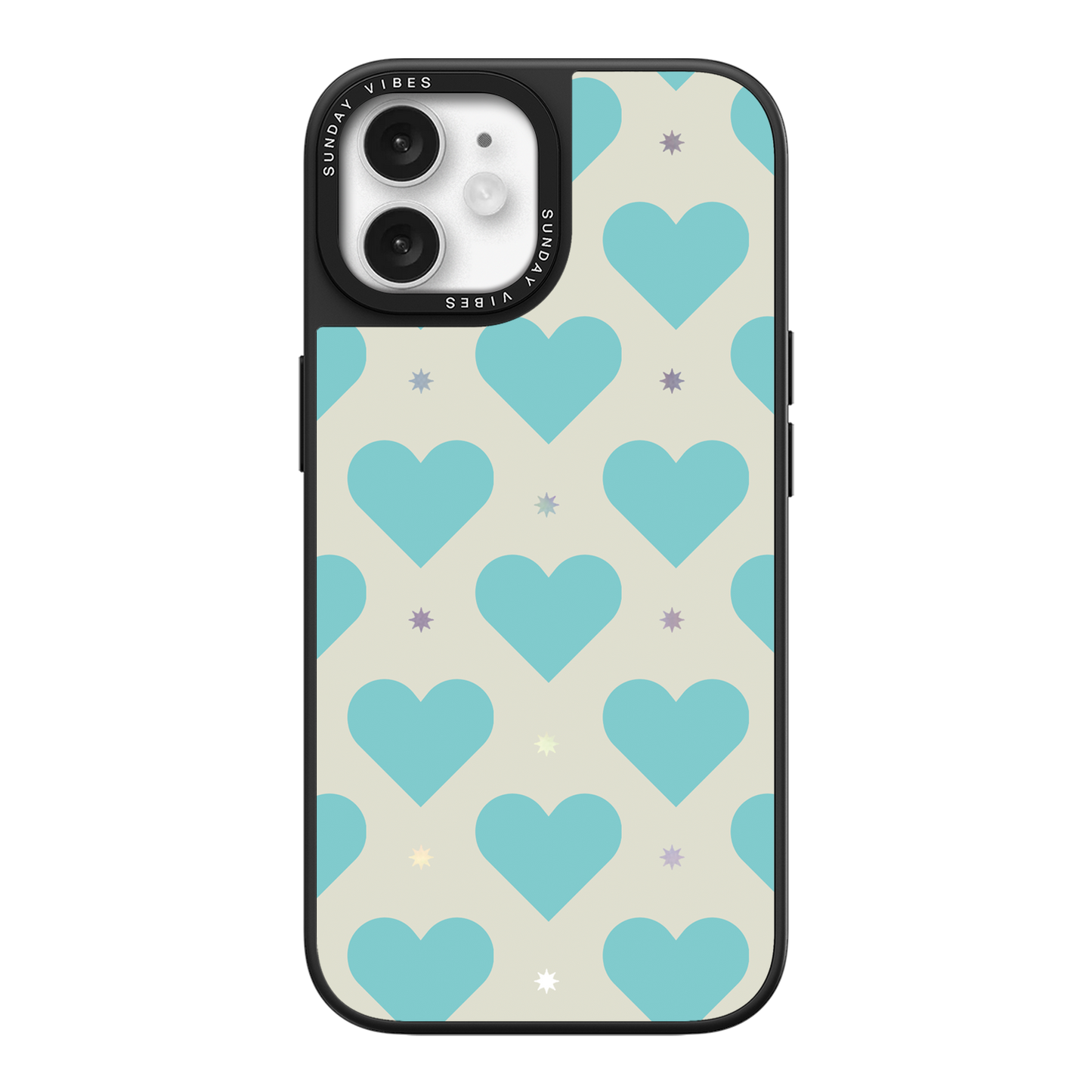 Heart Grid iPhone Case