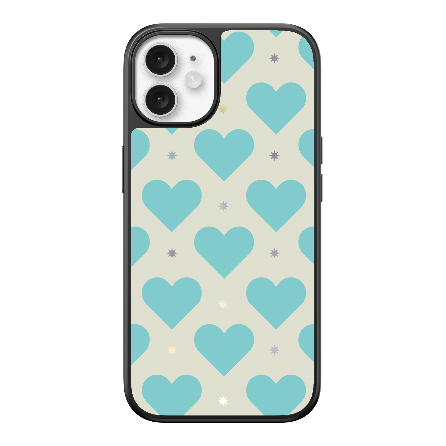 Heart Grid iPhone Case