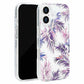 Holographic Pastel Leaf Clear iPhone Case