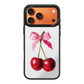 Cherry Charm Mirror iPhone Case