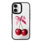 Cherry Charm Mirror iPhone Case