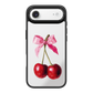 Cherry Charm Mirror iPhone Case
