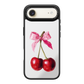 Cherry Charm Mirror iPhone Case