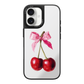 Cherry Charm Mirror iPhone Case