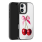 Cherry Charm Mirror iPhone Case