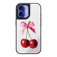 Cherry Charm Mirror iPhone Case
