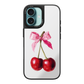 Cherry Charm Mirror iPhone Case