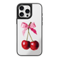 Cherry Charm Mirror iPhone Case