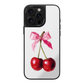 Cherry Charm Mirror iPhone Case