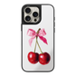 Cherry Charm Mirror iPhone Case