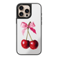 Cherry Charm Mirror iPhone Case