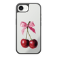 Cherry Charm Mirror iPhone Case
