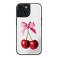 Cherry Charm Mirror iPhone Case